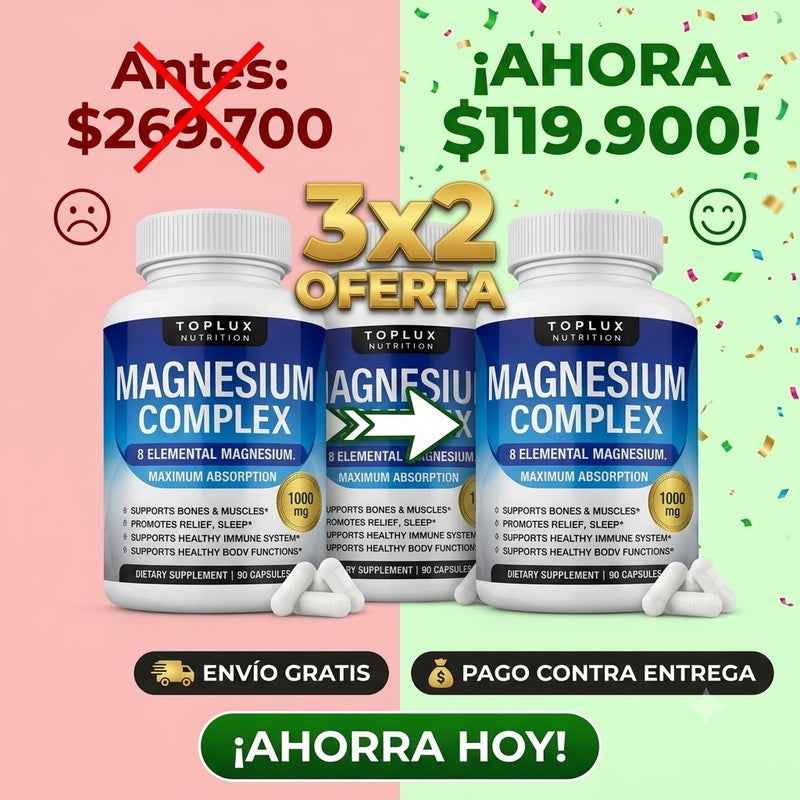 COMPRE 2 Y LLEVE 3 - MAGNESIUM COMPLEX TOPLUX